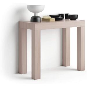 Mobili Fiver Table Console extensible First, 45(305)x90 cm, Orme Perle