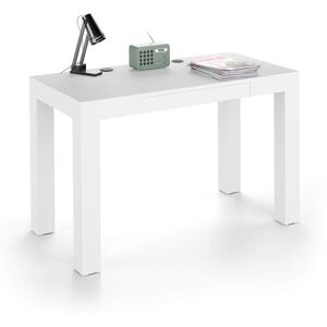 Mobili Fiver Table de bureau multifonctionnelle, First, Frêne Blanc