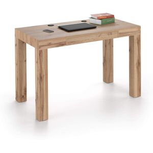 Mobili Fiver Table de bureau multifonctionnelle First Bois Rustique