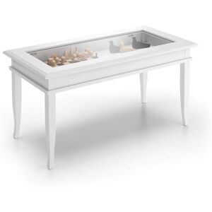 Mobili Fiver Table basse, Classico, Blanc Mat