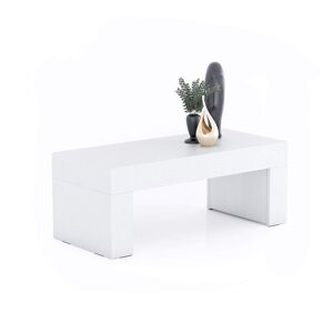 Mobili Fiver Table Basse Evolution 90x40, Frêne Blanc