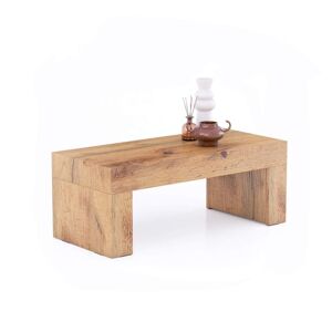 Mobili Fiver Table Basse Evolution 90x40, Bois Rustique