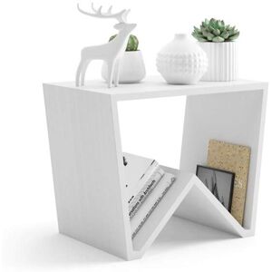 Mobili Fiver Table basse moderne Emma Frene Blanc