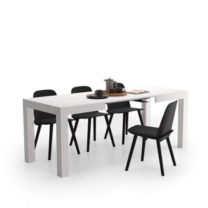 Mobili Fiver Table a manger extensible First 120200x80 cm Frene blanc