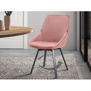 Mobistoxx Chaise design pivotante ISKO rose