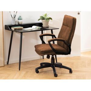 Mobistoxx Chaise de bureau ANGELINA brun
