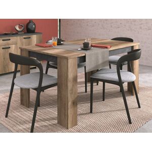 Mobistoxx Table repas extensible TORBJORN 157 > 207 cm chêne authentic - Publicité