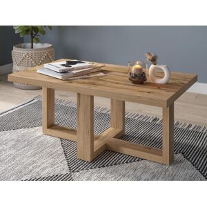 Mobistoxx Table basse EWOK 102 cm chêne wotan