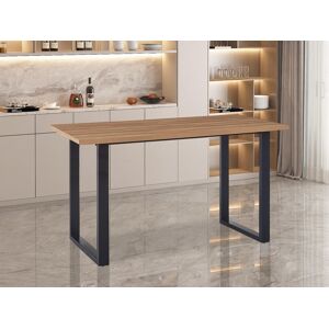 Mobistoxx Table de bar ALEANDRO 160 cm chene vieilli