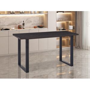 Mobistoxx Table de bar ALEANDRO 160 cm brun fonce