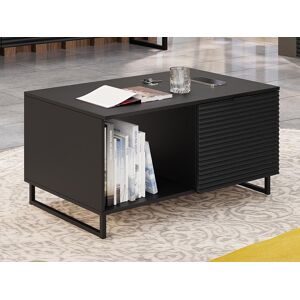 Mobistoxx Table basse DELONI 1 porte noir