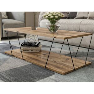 Mobistoxx Table basse LABRANNO 120 cm chene brun