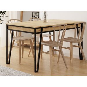 Mobistoxx Table repas extensible PALMA 132 > 170 cm chêne