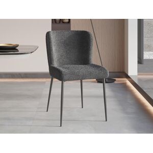 Mobistoxx Chaise MARLENE gris foncé