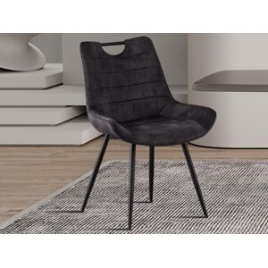 Mobistoxx Chaise NINNO velours gris