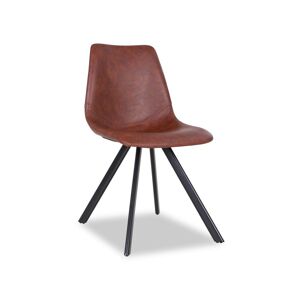 Mobistoxx Chaise moderne YUKA brun fonce