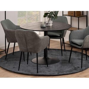 Mobistoxx Table repas ronde IBIRA Ø 110 cm noir