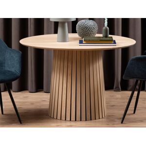 Mobistoxx Table ronde TOTO Ø 120 cm chene blanchi