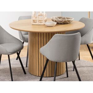 Mobistoxx Table repas ronde YALO Ø 120 cm chene sauvage