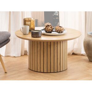 Mobistoxx Table basse ronde YALO Ø 80 cm chene sauvage