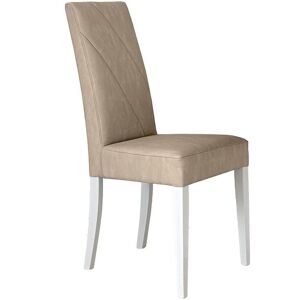 Mobistoxx Chaise LIZZO blanc/caramel