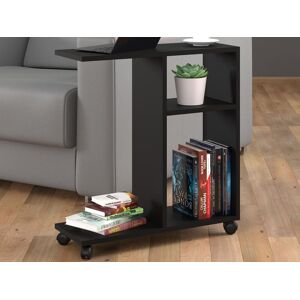 Mobistoxx Table basse TACORA 2 niches 60 cm noir