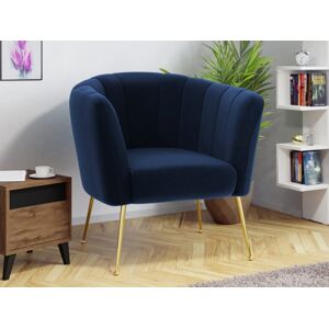 Mobistoxx Chaise confort GILARDI bleu foncé - Publicité