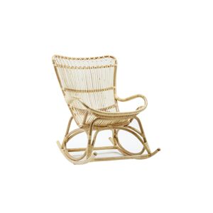 Rocking chair en rotin Monet – 65 x 99 x 93 cm