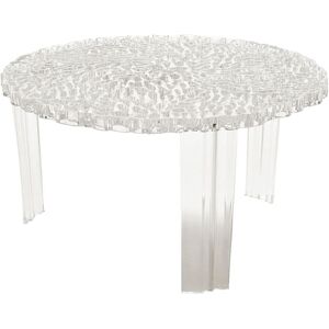 KARTELL table basse T-TABLE H 28 "basse" (Cristal - PMMA transparent) - Publicité