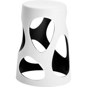 MYYOUR set de 2 tabourets LIBERTY S (Extérieur blanc / Intérieur noir - Poleasy)