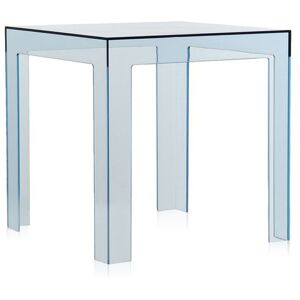 KARTELL table basse JOLLY (Bleu - Polycarbonate transparent)