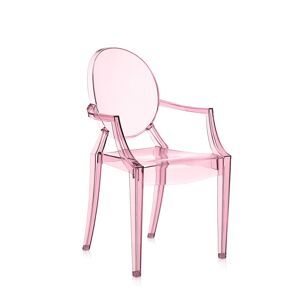 KARTELL chaise pour enfants LOU LOU GHOST (Rose - Polycarbonate transparent)