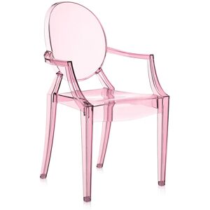 KARTELL chaise pour enfants LOU LOU GHOST (Rose - Polycarbonate transparent) - Publicité