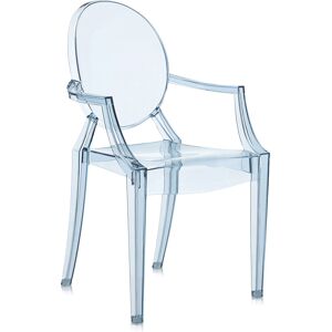 KARTELL chaise pour enfants LOU LOU GHOST (Bleu - Polycarbonate transparent)