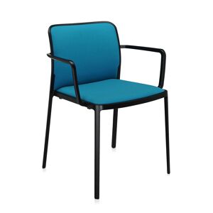 KARTELL set de 2 fauteuils AUDREY SOFT tissé TREVIRA (Structure peinte en noir/ Revêtement ottanio - aluminium / tissu Trevira) - Publicité