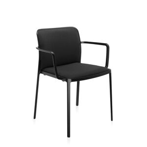 KARTELL set de 2 fauteuils AUDREY SOFT tissé TREVIRA (Structure peinte en noir/ Revêtement noir - aluminium / tissu Trevira) - Publicité