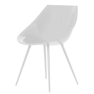 DRIADE fauteuil LAGÒ (Blanc - Polyurethane et aluminium)
