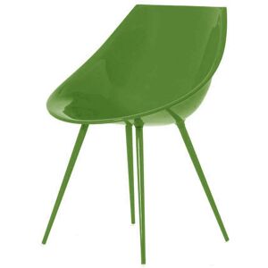 DRIADE fauteuil LAGÒ (Vert - Polyurethane et aluminium)