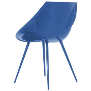 DRIADE fauteuil LAGÒ (Bleu - Polyurethane et aluminium)