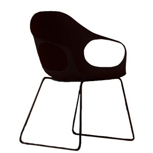 KRISTALIA fauteuil avec luge ELEPHANT (Noir - acier verni et polyuréthane)