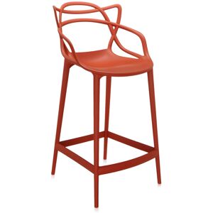 KARTELL tabouret MASTERS STOOL H 65 cm (Orange rouille - Technopolymère thermoplastique recyclé soft touch) - Publicité