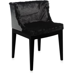 KARTELL fauteuil MADEMOISELLE KRAVITZ (Fur-leather, structure Noire - Polycarbonate coloré dans la masse) - Publicité