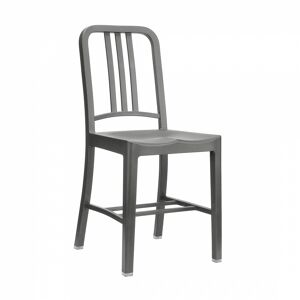 NAVY CHAIR 111 set de 2 chaises sans accoudoirs (Charcoal - Plastique recyclé)