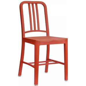 EMECO NAVY CHAIR 111 set de 2 chaises sans accoudoirs (Orange Kaki - Plastique recycle)