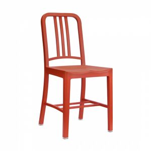 EMECO NAVY CHAIR 111 set de 2 chaises sans accoudoirs (Orange Kaki - Plastique recyclé)