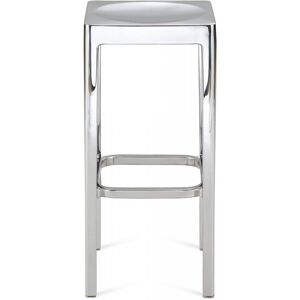 EMECO STOOL tabouret H 76 cm (Brillant - Aluminium recycle)