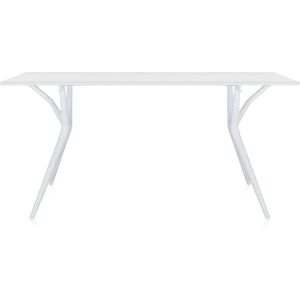 KARTELL table SPOON TABLE (Blanc - 160 x 80 - Aluminium nid d