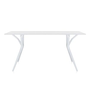 KARTELL table SPOON TABLE (Blanc - 160 x 80 - Aluminium nid d'abeilles et mélamine) - Publicité