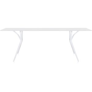 KARTELL table SPOON TABLE (Blanc - 200 x 90 - Aluminium nid d'abeilles et mélamine) - Publicité