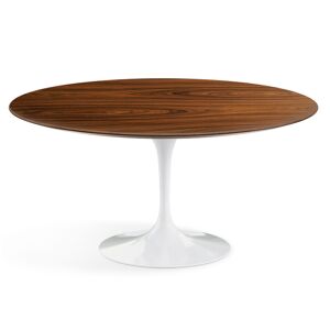 KNOLL table ronde TULIP Ø 152 cm collection Eero Saarinen (Base blanche / plateau Santos Palissandro - Bois et aluminium) - Publicité